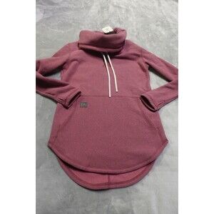 Deso Women's Size Small Red Iris Tallac Pullover Sweatshirt NWT
